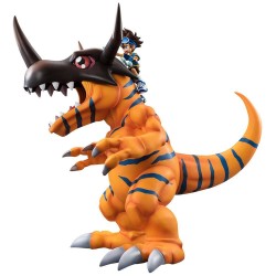 Digimon Adventure G.E.M. Series figurine Greymon & Taichi Megahouse