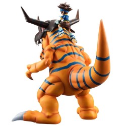 Digimon Adventure G.E.M. Series figurine Greymon & Taichi Megahouse