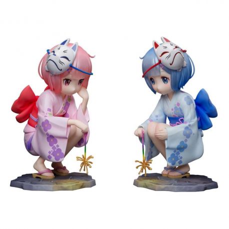 Re:ZERO -Starting Life in Another World- figurines Rem & Ram Childhood Summer Memories Furyu