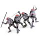 Tortues Ninja pack 4 figurines BST AXN Battle Damaged The Loyal Subjects