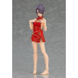 Original Character figurine Figma Female Body (Mika) with Mini Skirt Chinese Dress Outfit Max Factory