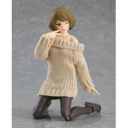 Original Character figurine Figma Female Body (Chiaki) with Off-the-Shoulder Sweater Dress Max Factory