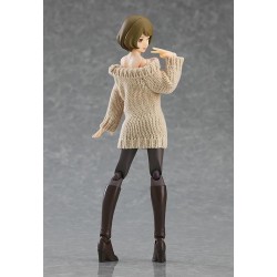 Original Character figurine Figma Female Body (Chiaki) with Off-the-Shoulder Sweater Dress Max Factory