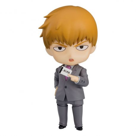 Mob Psycho 100 III figurine Nendoroid Arataka Reigen Orange Rouge