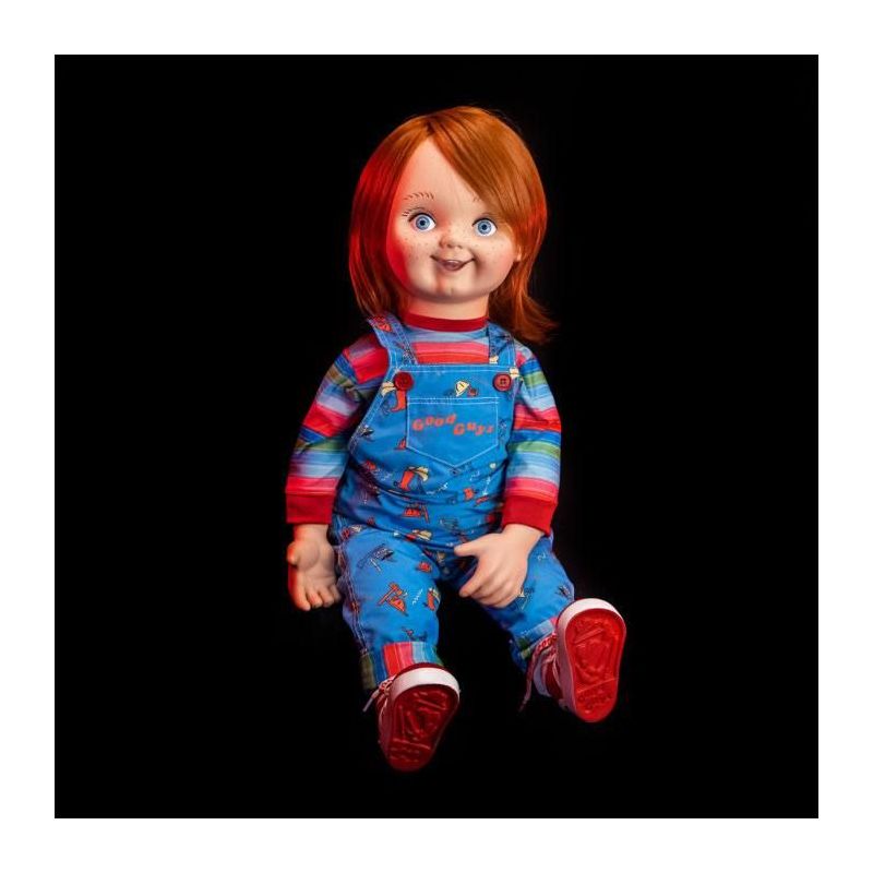 Trick or Treat Poupée Chucky Good Guy Deluxe avec présentoir de -  Accessoire poupée - Achat & prix