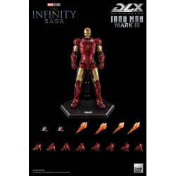 Infinity Saga figurine 1/12 DLX Iron Man Mark 3 ThreeZero
