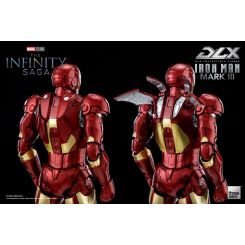 Infinity Saga figurine 1/12 DLX Iron Man Mark 3 ThreeZero