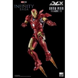 Infinity Saga figurine 1/12 DLX Iron Man Mark 3 ThreeZero