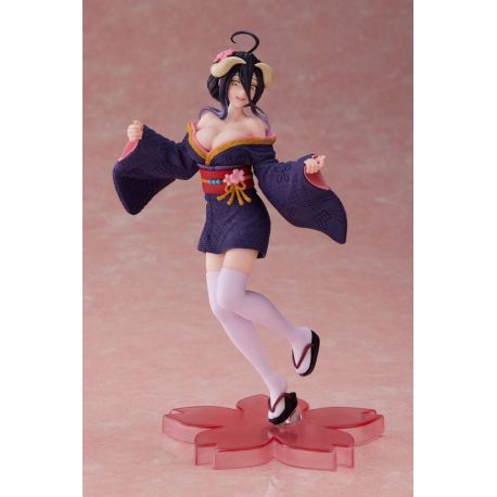 Overlord IV statuette PVC Coreful Albedo Sakura Kimono Ver. Taito Prize