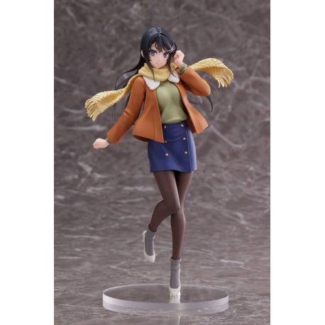 Rascal Does Not Dream of a Dreaming Girl figurine Mai Sakurajima Winter Wear Ver. Taito Prize