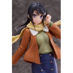 Rascal Does Not Dream of a Dreaming Girl figurine Mai Sakurajima Winter Wear Ver. Taito Prize