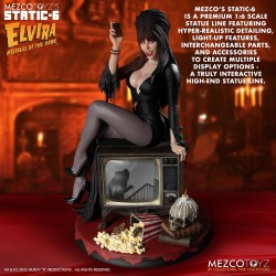 Elvira maîtresse des ténèbres figurine Static-6 Elvira Mezco Toys