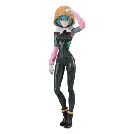 Rebuild of Evangelion figurine Pop Up Parade Rei Ayanami Tentative Name Farming Ver. Good Smile Company