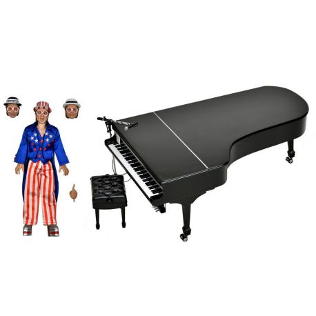 Elton John figurine Clothed Live in '76 Deluxe Set Neca