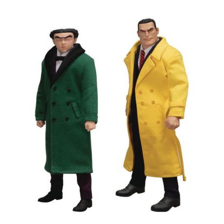 Dick Tracy figurines Dick Tracy vs Flattop Box Set Mezco Toys