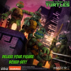 Les Tortues ninja figurines XL Deluxe Box Set Mezco Toys