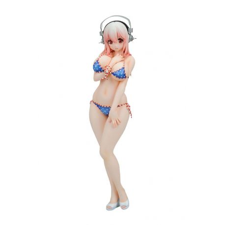 Nitro Super Sonic figurine Super Sonico Paisura Bikini Ver. Re-Run Kaitendoh