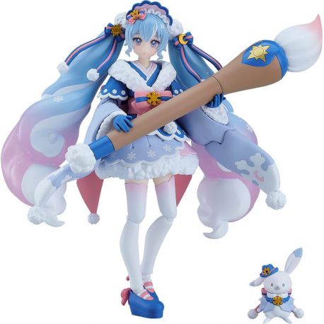 Character Vocal Series 01: Hatsune Miku figurine Figma Snow Miku Serene Winter Ver. Max Factory Character Vocal Series 01: Hatsune Miku figurine Figma Snow Miku Serene Winter Ver. Max Factory
