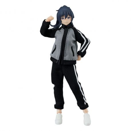 Original Character figurine Figma Female Body (Makoto) with Tracksuit + Tracksuit Skirt Outfit Max Factory