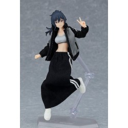 Original Character figurine Figma Female Body (Makoto) with Tracksuit + Tracksuit Skirt Outfit Max Factory