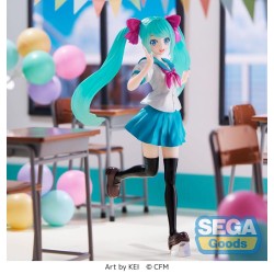 Hatsune Miku figurine Luminasta Hatsune Miku 16th Anniversary KEI Ver. Sega