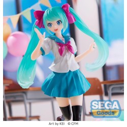 Hatsune Miku figurine Luminasta Hatsune Miku 16th Anniversary KEI Ver. Sega