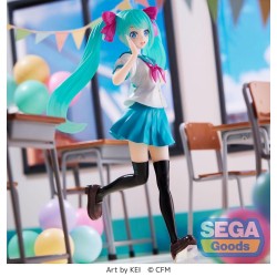 Hatsune Miku figurine Luminasta Hatsune Miku 16th Anniversary KEI Ver. Sega