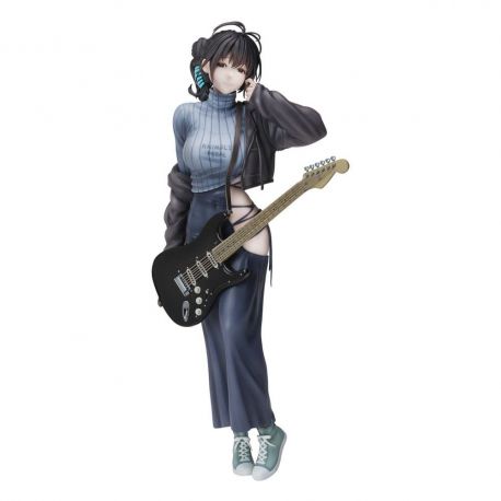 Juroku Illustration figurine Guitar Meimei Backless Dress Union Creative
