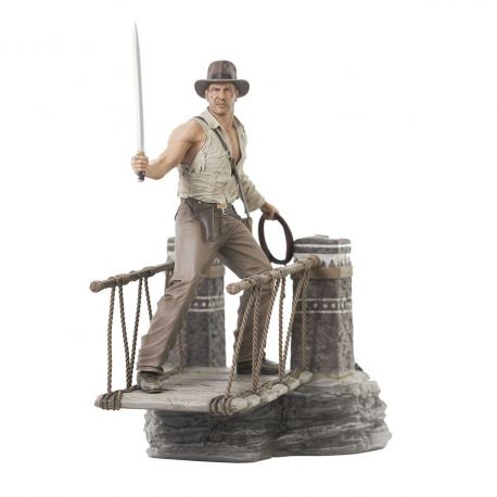 Indiana Jones et le Temple maudit Deluxe Gallery statuette Rope Bridge Diamond Select Indiana Jones et le Temple maudit Deluxe Gallery statuette Rope Bridge Diamond Select