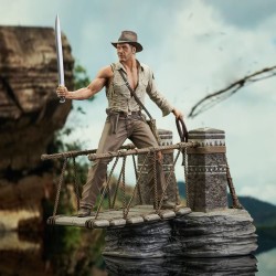 Indiana Jones et le Temple maudit Deluxe Gallery statuette Rope Bridge Diamond Select