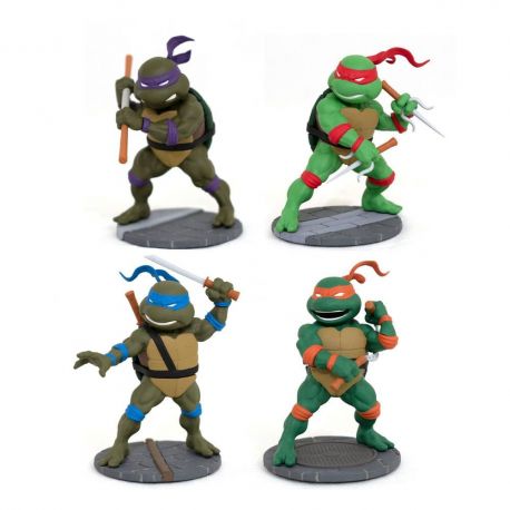 Tortues Ninja pack 4 figurines D-Formz SDCC 2023 Exclusive Diamond Select