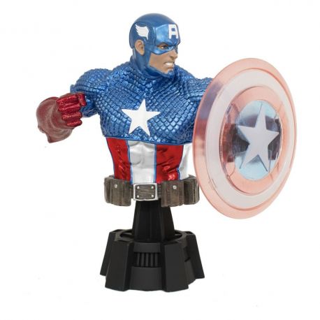 Marvel Comics buste Captain America (Holo Shield) SDCC 2023 Exclusive Diamond Select