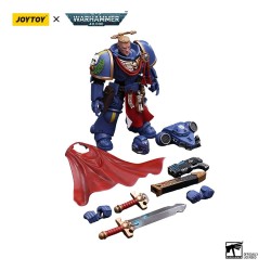 Warhammer 40k figurine 1/18 Ultramarines Primaris Captain with Power Sword and Plasma Pistol Joy Toy