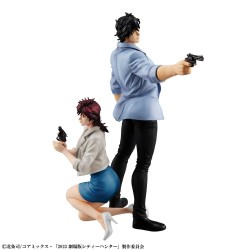 City Hunter Private Eyes G.E.M. Series figurines Saeba Ryo & Makimura Kaori Megahouse