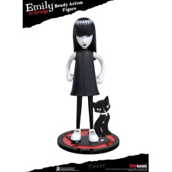 Emily the Strange figurine Bendy Emily & Mystery Kitty Toynami