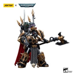 Warhammer 40k figurine Chaos Space Marines Black Legion Chaos Lord in Terminator Armour Joy Toy