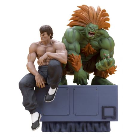 Street Fighter statuettes Blanka & Fei Long PCS