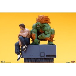 Street Fighter statuettes Blanka & Fei Long PCS