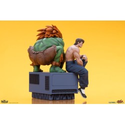 Street Fighter statuettes Blanka & Fei Long PCS