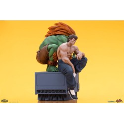 Street Fighter statuettes Blanka & Fei Long PCS