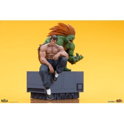 Street Fighter statuettes Blanka & Fei Long PCS