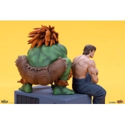 Street Fighter statuettes Blanka & Fei Long PCS