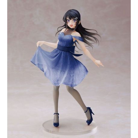 Rascal Does Not Dream of Bunny Girl Senpai figurine Coreful Mai Sakurajima Clear Dress Ver. Taito Prize