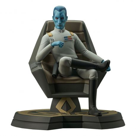 Star Wars: Rebels statuette Premier Collection Thrawn on Throne Gentle Giant Star Wars: Rebels statuette Premier Collection Thrawn on Throne Gentle Giant
