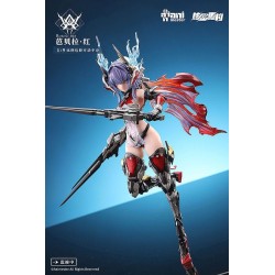 Original Character figurine Plastic Model Kit Alloy Articulated Assemblable Model Thunderbolt-Barbera Red AniMester