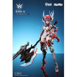 Original Character figurine Plastic Model Kit Alloy Articulated Assemblable Model Thunderbolt-Barbera Red AniMester