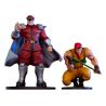 Street Fighter figurines M. Bison & Rolento PCS
