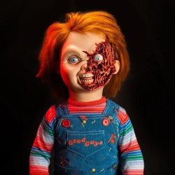 Child's Play 3 accessoires pour Ultimate Doll Chucky Pizza Face Trick Or Treat Studios