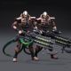 Warhammer 40k pack 2 figurines Necrons Szarekhan Dynasty Immortal with Gauss Blaster Joy Toy