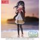 Rascal Does Not Dream of a Knapsack Kid figurine Luminasta Mai Sakurajima Sega